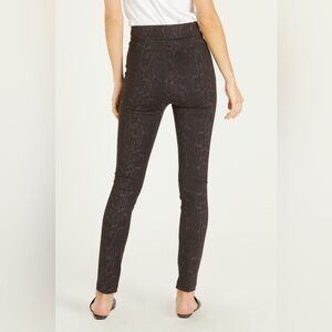 Dear John jeggings leggings ponte brown snake print Leggings Rayon/poly blend 25